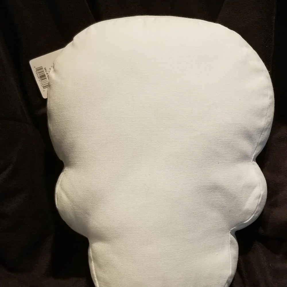 Spooky Village. Day of the Dead Candy Skull Pillow. 10